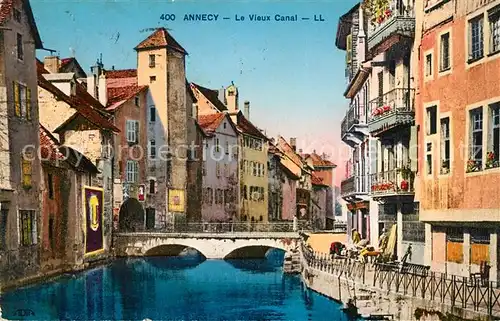 AK / Ansichtskarte Annecy Haute Savoie Vieux Canal  Kat. Annecy