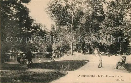 AK / Ansichtskarte La Bourboule Parc Fenestre Lac Kat. La Bourboule
