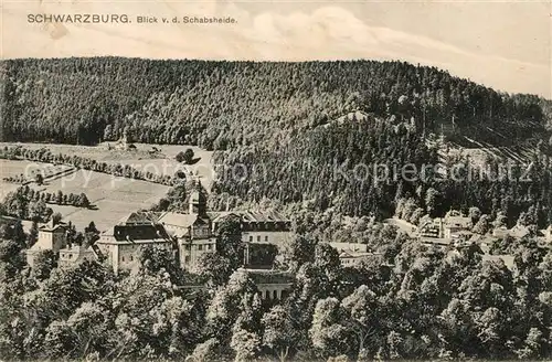 AK / Ansichtskarte Schwarzburg Thueringer Wald Blick von Schabsheide Kat. Schwarzburg
