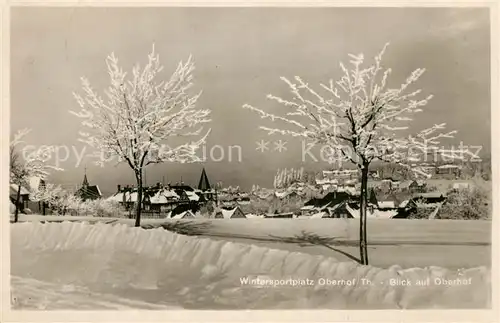 AK / Ansichtskarte Oberhof Thueringen im Winter Kat. Oberhof Thueringen