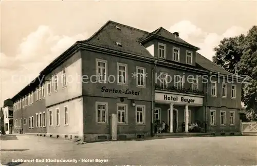 AK / Ansichtskarte Bad Klosterlausnitz Hotel Beyer Kat. Bad Klosterlausnitz