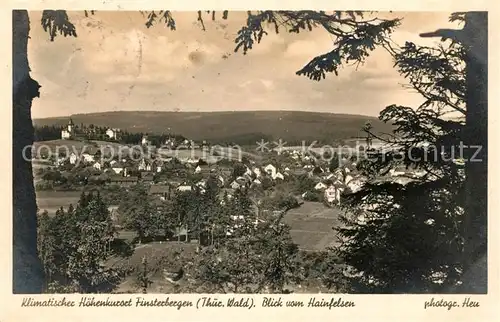 AK / Ansichtskarte Finsterbergen Blick vom Hainfelsen Kat. Finsterbergen Thueringer Wald