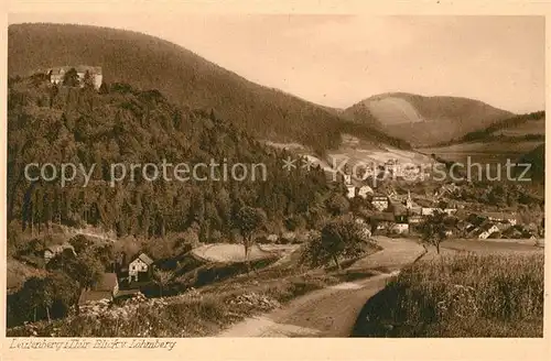 AK / Ansichtskarte Leutenberg Thueringen Blick vom Loehmberg Kat. Leutenberg