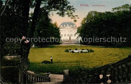 AK / Ansichtskarte Fulda Schlossgarten Kat. Fulda