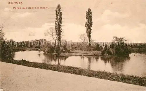 AK / Ansichtskarte Chemnitz Stadtpark Kat. Chemnitz