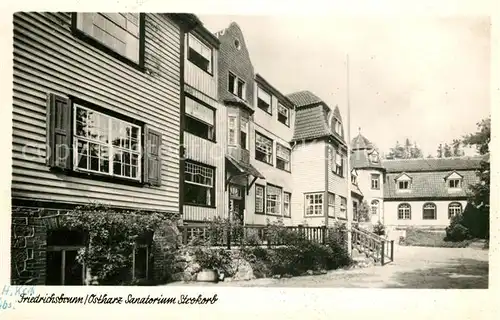 AK / Ansichtskarte Friedrichsbrunn Harz Sanatorium Strokorb Kat. Friedrichsbrunn