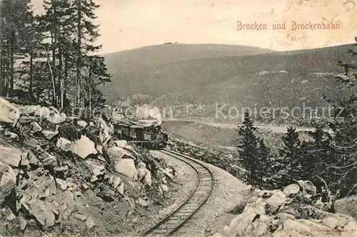 AK / Ansichtskarte Brocken Harz Brockenbahn