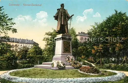 AK / Ansichtskarte Chemnitz Koerner Denkmal Kat. Chemnitz