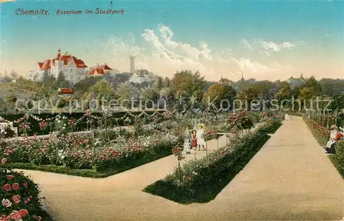 AK / Ansichtskarte Chemnitz Rosarium Stadtpark Kat. Chemnitz