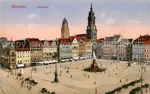 AK / Ansichtskarte Dresden Altmarkt Kat. Dresden Elbe