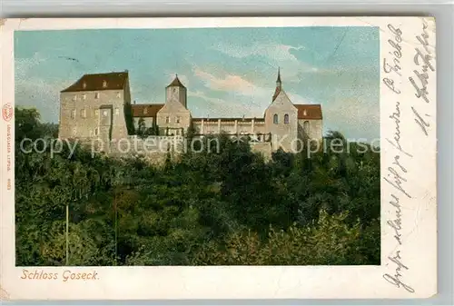 AK / Ansichtskarte Naumburg Saale Schloss Goseck Kat. Naumburg