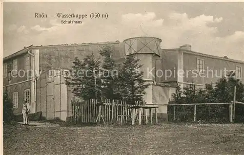 AK / Ansichtskarte Rhoen Region Wassekuppe Schutzhaus Kat. Hessen