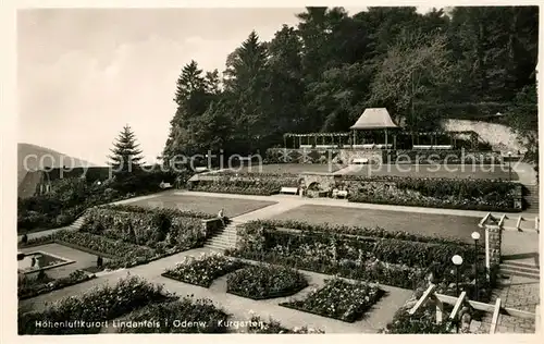 AK / Ansichtskarte Lindenfels Odenwald Kurgarten Kat. Lindenfels