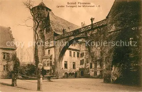 AK / Ansichtskarte Michelstadt Schloss Fuerstenau Torbogen Kat. Michelstadt