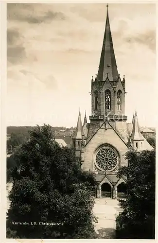 AK / Ansichtskarte Karlsruhe Baden Christuskirche