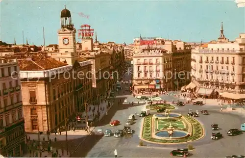 AK / Ansichtskarte Madrid Spain Place de Puerta del Sol Kat. Madrid