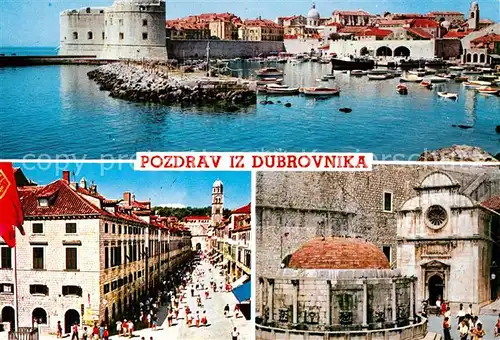 AK / Ansichtskarte Dubrovnik Ragusa Teilansichten Kat. Dubrovnik