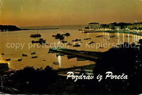 AK / Ansichtskarte Porec Hafen Stimmungsbild Kat. Kroatien