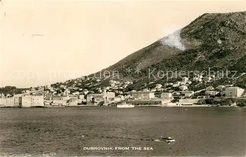 AK / Ansichtskarte Dubrovnik Ragusa from the sea Kat. Dubrovnik