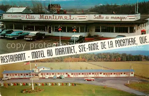 AK / Ansichtskarte Sainte Anne de la Pocatiere Restaurant Motel Au Martinet