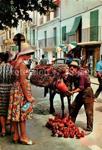 AK / Ansichtskarte Rosas Costa Brava Cataluna Escenas tipicas El alfarero Kat. Alt Emporda