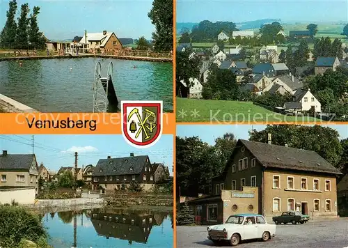 AK / Ansichtskarte Venusberg Zschopau Freibad Teilansichten Gasthaus Zur Spinne Kat. Venusberg
