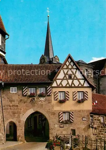 AK / Ansichtskarte Kronach Oberfranken Bamberger Tor Kat. Kronach