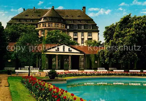 AK / Ansichtskarte Bad Nauheim Grand Hotel mit Trinkkuranlage Kat. Bad Nauheim