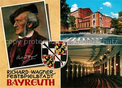 AK / Ansichtskarte Bayreuth Richard Wagner Festspielhaus Kat. Bayreuth