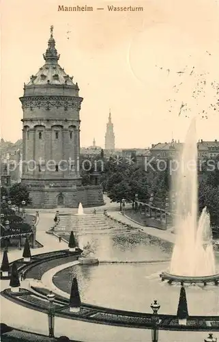 AK / Ansichtskarte Mannheim Wasserturm Kat. Mannheim