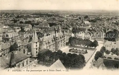 AK / Ansichtskarte Nevers Nievre Vue panoramique sur le Palais Ducal Kat. Nevers