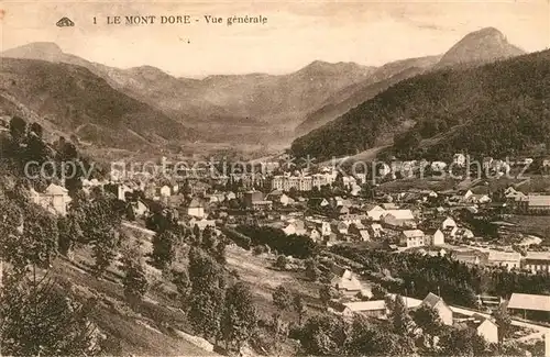 AK / Ansichtskarte Le Mont Dore Puy de Dome Vue generale