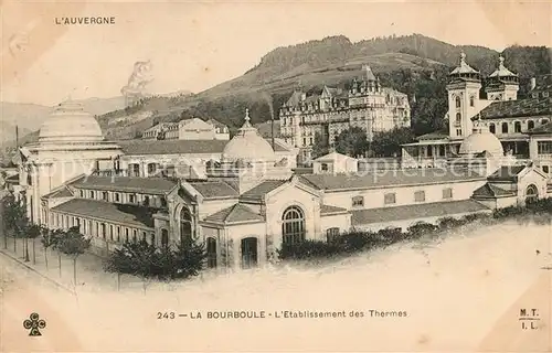 AK / Ansichtskarte La Bourboule Etablissement des Thermes Kat. La Bourboule