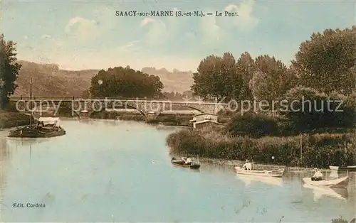 AK / Ansichtskarte Saacy sur Marne Le Pont Kat. Saacy sur Marne