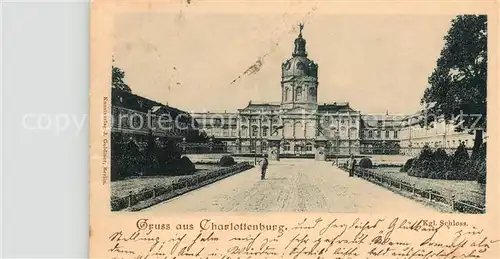 AK / Ansichtskarte Charlottenburg Koenigliches Schloss Deutsches Reichspost Kat. Berlin