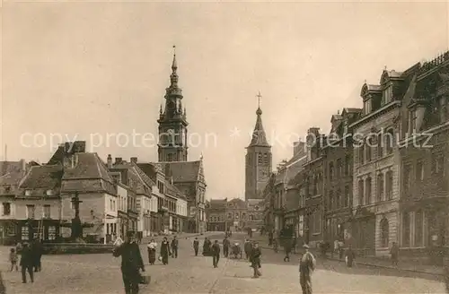 AK / Ansichtskarte Le Cateau Cambresis Blick zum Kaiser Wilhelm Platz Kat. Le Cateau Cambresis