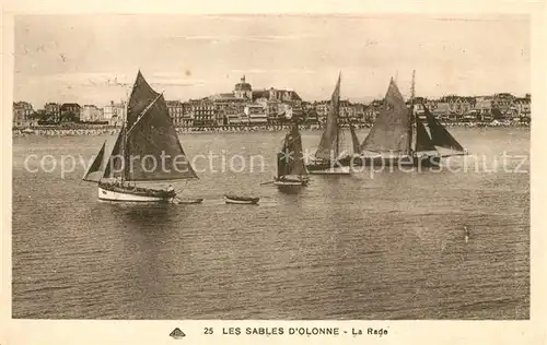 AK / Ansichtskarte Les Sables d Olonne La Rade Bateaux Kat. Les Sables d Olonne