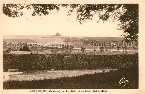 AK / Ansichtskarte Avranches La Baie et le Mont Saint Michel Kat. Avranches