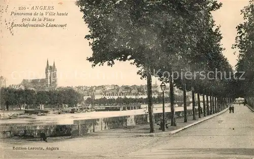 AK / Ansichtskarte Angers Panorama de la Ville haute pres de la Place Larochefoucault Liancourt Kat. Angers