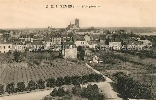 AK / Ansichtskarte Nevers Nievre Vue generale Kat. Nevers