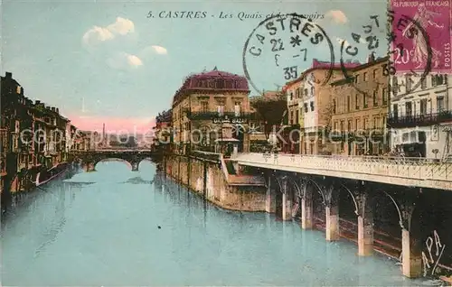 AK / Ansichtskarte Castres Tarn Les Quais et les Lavoirs Kat. Castres