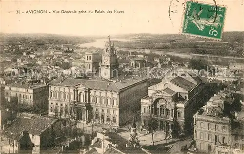 AK / Ansichtskarte Avignon Vaucluse Vue generale prise du Palais des Papes Kat. Avignon