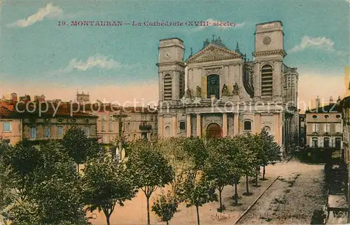 AK / Ansichtskarte Montauban Cathedrale Kat. Montauban