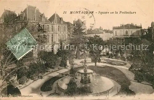 AK / Ansichtskarte Montauban Square de la Prefecture Kat. Montauban