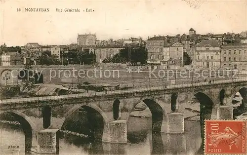 AK / Ansichtskarte Montauban Vue generale Pont Kat. Montauban