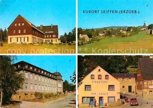 AK / Ansichtskarte Seiffen Erzgebirge Erholungsheim Berghof Erbgericht Museum Kat. Kurort Seiffen Erzgebirge