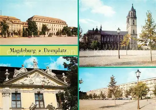 AK / Ansichtskarte Magdeburg Domplatz Teilansichten Kat. Magdeburg