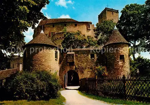 AK / Ansichtskarte Neckarmuehlbach Burg Guttenberg im Neckartal Kat. Hassmersheim