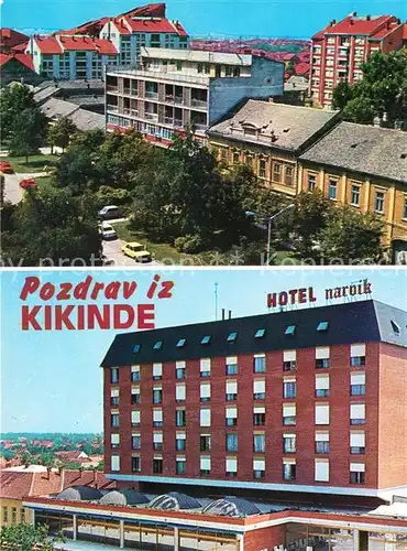 AK / Ansichtskarte Kikinda Hotel Narvik