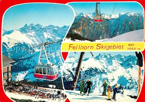 AK / Ansichtskarte Fellhorn Fellhornbahn im Birgsautal Kat. Oberstdorf